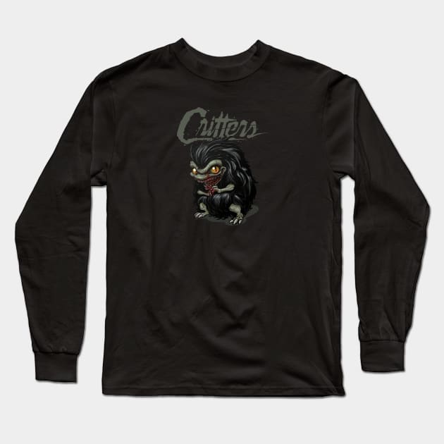 Critters Crite Long Sleeve T-Shirt by Casey Edwards